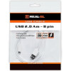 REAL-EL USB 2.0 AM to Lightning 1.0m white (EL123500033) - зображення 3