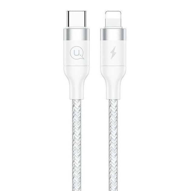 USAMS US-SJ350 USB Type-C to Lightning 1.2m White (SJ350USB02) - зображення 1