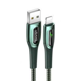   USAMS US-SJ469 USB Type-A to Lightning 1.2m Dark Green (SJ469USB02)