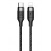 USAMS US-SJ350 USB Type-C to Lightning 1.2m Black (SJ350USB01) - зображення 1