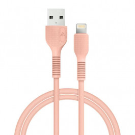   ACCLAB AL-CBCOLOR-L1PH USB to Lightning 1.2m Peach (1283126518201)