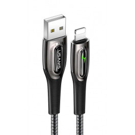   USAMS US-SJ469 Lightning Smart Power-off Cable Raydan Series 1.2m Black (SJ469USB01)