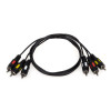 ATcom 3x RCA to 3x RCA 0.8m (10808) - зображення 1