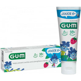   Sunstar GUM Зубна паста-гель  Junior Strawberry 50 мл (0070942304160)