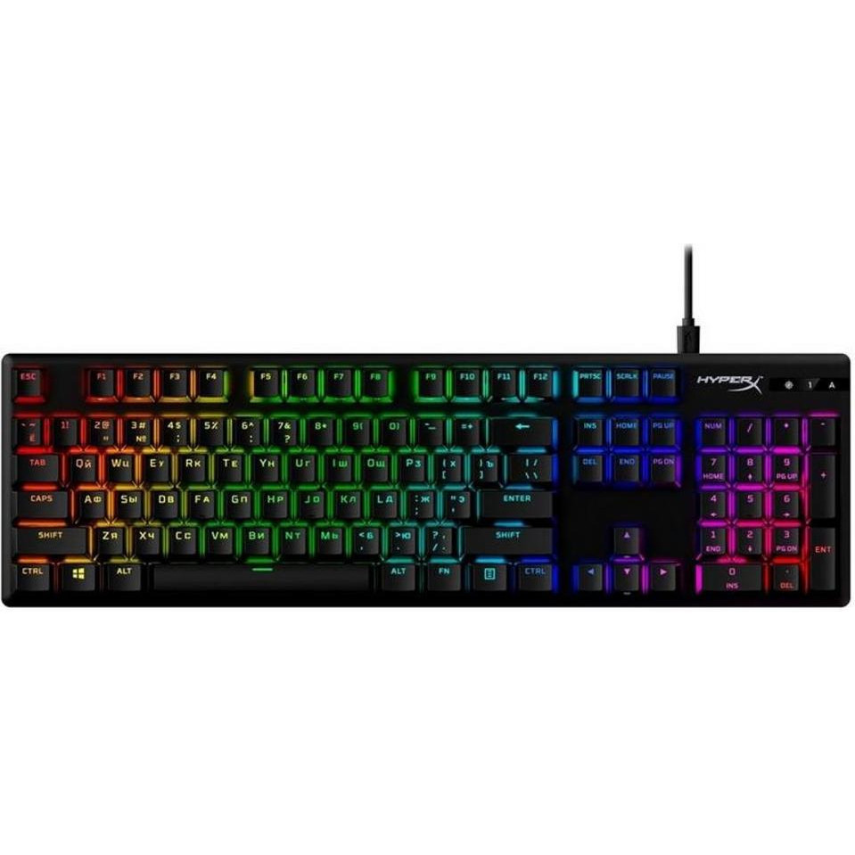 HyperX Alloy Origins PBT RGB Mechnical Red (639N3AA) - зображення 1