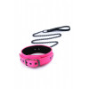 NS Novelties Нашийник з повідцем  ELECTRA COLLAR & LEASH PINK (NS280958) - зображення 1