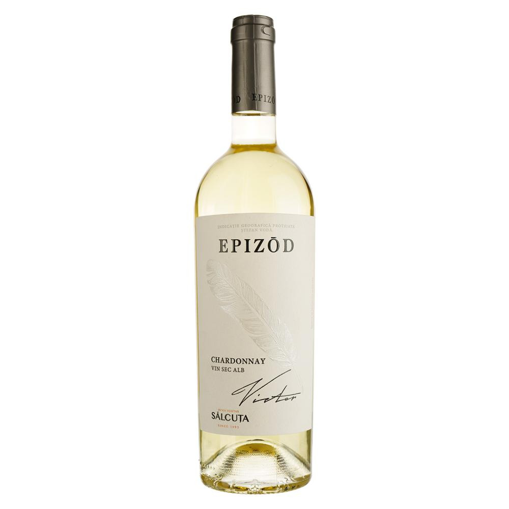 Salcuta Вино  Epizod Chardonnay біле сухе, 0,75 л (4840058011131) - зображення 1