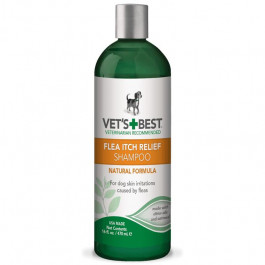   Vet's Best Flea Itch Relief Shampoo - успокаивающий шампунь Вэт Бест для собак при зуде 470 мл (vb10039)