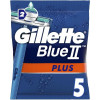 Gillette Бритва  одноразовая Blue 2 Plus 5 шт (3014260283254) - зображення 2