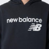 New Balance Худи  NB Classic Core Fleece MT03910BK XL Черное (194389372923) - зображення 4