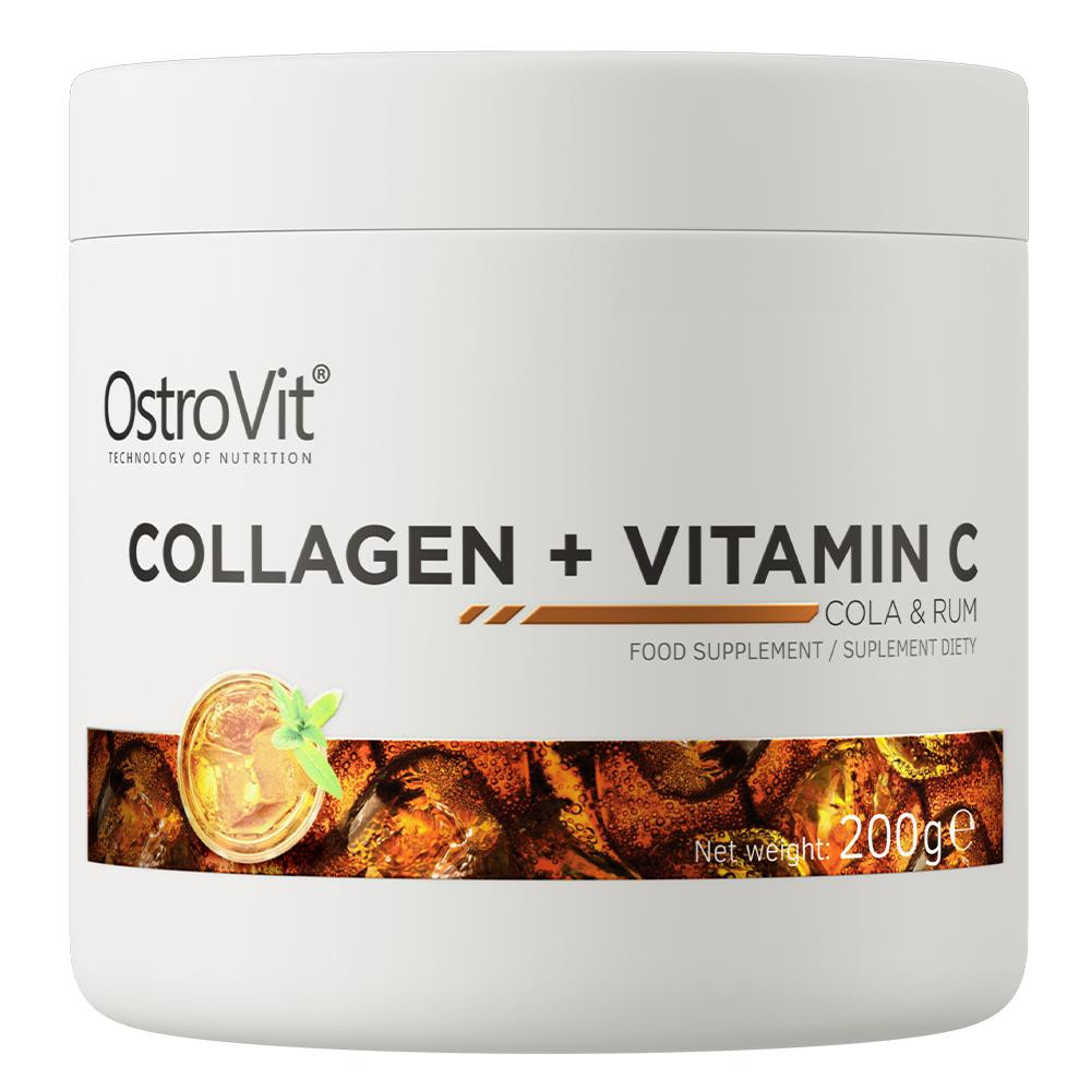 OstroVit Collagen + Vitamin C 200 г cola & rum - зображення 1