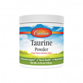   Carlson Labs Таурин у порошку, Taurine, Amino Acid Powder, , 100 гр