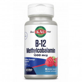   KAL B12 Methylcobalamin 1000mcg 60 таблеток Berry