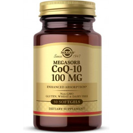   Solgar Коензим Q10  CoQ10 100 mg 30 капс