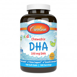   Carlson Labs Kid's Chewable DHA 100 mg 180 капсул