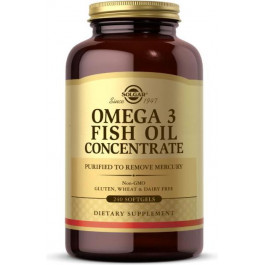   Solgar Omega 3 Fish Oil Concentrate 240 капс риб'ячий жир