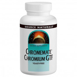   Source Naturals Хром GTF 200мкг, ChromeMate, , 240 таблеток