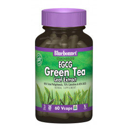   Bluebonnet Nutrition EGCG Екстаркт Листя Зеленого Чаю, , 60 гелевих капсул