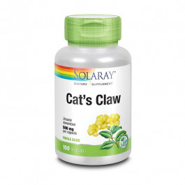   Solaray Кошачий коготь экстракт Solaray Cat`s Claw 500 mg 100 капсул