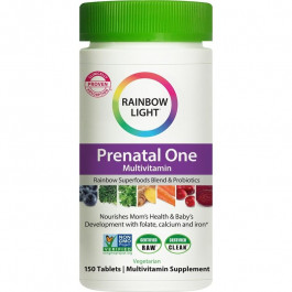   Rainbow Light Витамины для беременных, Prenatal One, 150 таблеток