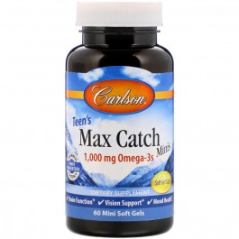   Carlson Labs Teen's Max Catch Minis, 60 капсул