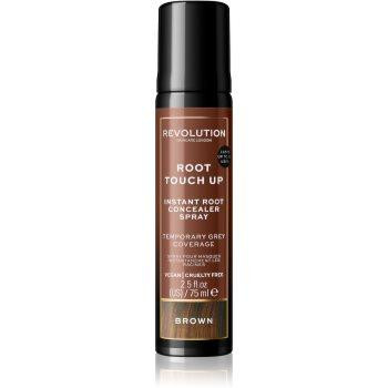 Revolution Haircare Root Touch Up спрей для миттєвого маскування відрослих коренів волосся відтінок Brown 75 мл - зображення 1