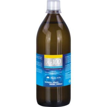 Pharma Activ Colloidal silver 50ppm 1000ml очищуючий тонік з колоїдним сріблом 1000 мл - зображення 1