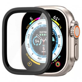   Spigen Захисне скло  Screen Protector Glas.tR Slim Pro Black для Apple Watch Ultra 49mm (AGL06163)