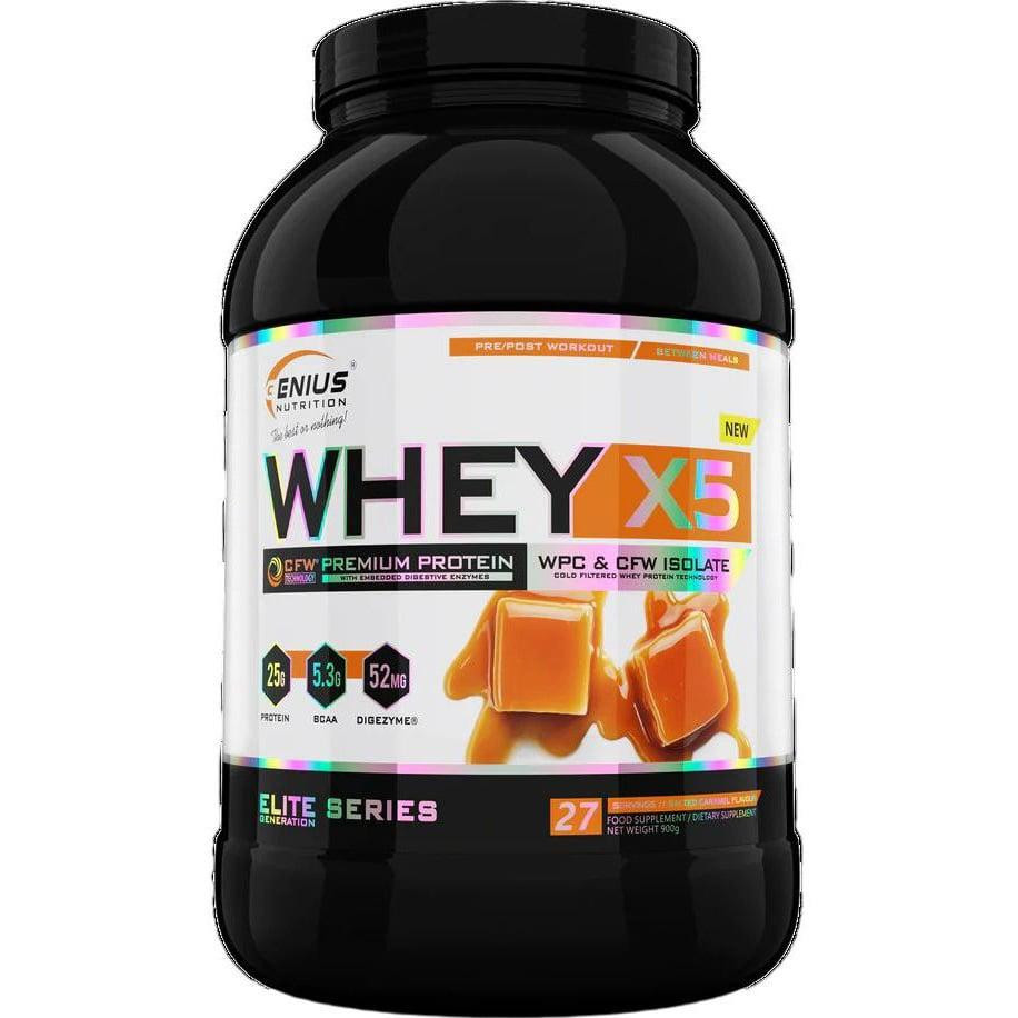 Genius Nutrition Whey-X5 900 g /28 servings/ Salted Caramel - зображення 1