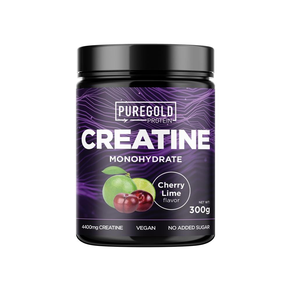 Pure Gold Protein Creatine Monohydrate 300 g /50 servings/ Cherry Lime - зображення 1