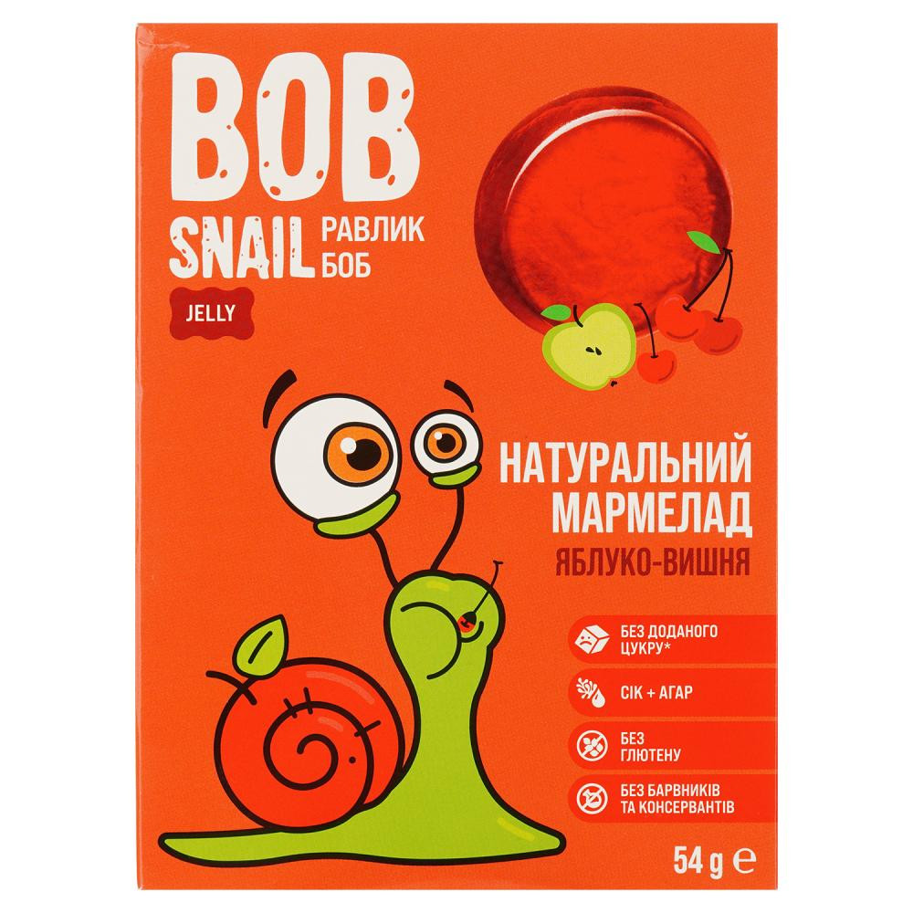 Bob Snail Мармелад  Яблуко Вишня 54 г (1740470) - зображення 1