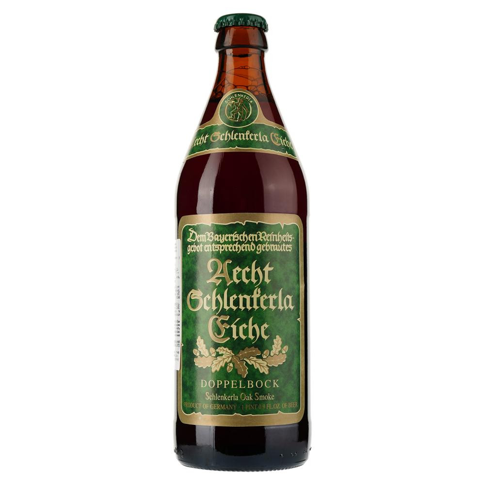 Schlenkerla Пиво  Aecht Doppelbock янтарне, 8%, 0.5 л (855177) (4037458000135) - зображення 1