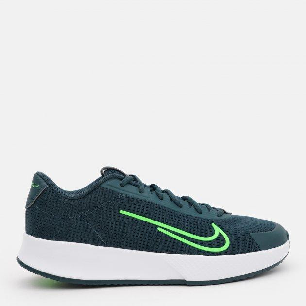 Nike Чоловічі кросівки для тенісу  Vapor Lite 2 Cly DV2016-300 44.5 (10.5US) 28.5 см Темно-зелені (196607 - зображення 1