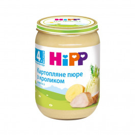   Hipp Кролик в картофельном пюре с 4 мес. 190гр.