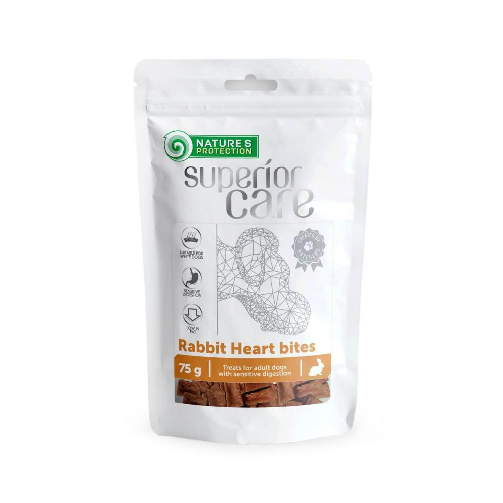 Nature's Protection Superior Care Snacks Rabbit Heart Bites 75 г (SNK46121) - зображення 1