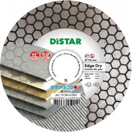   Distar Диск алмазный сплошной Distar 1A1R Edge Dry 115x22,23x1,6мм (11115546009)