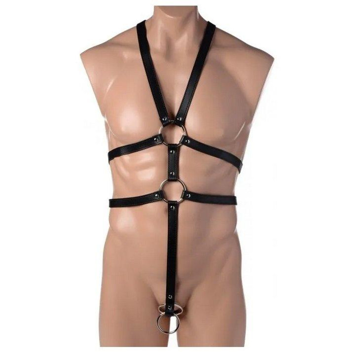  Чоловіча портупея  Male Full Body Harness, S-L (XRAF249) - зображення 1