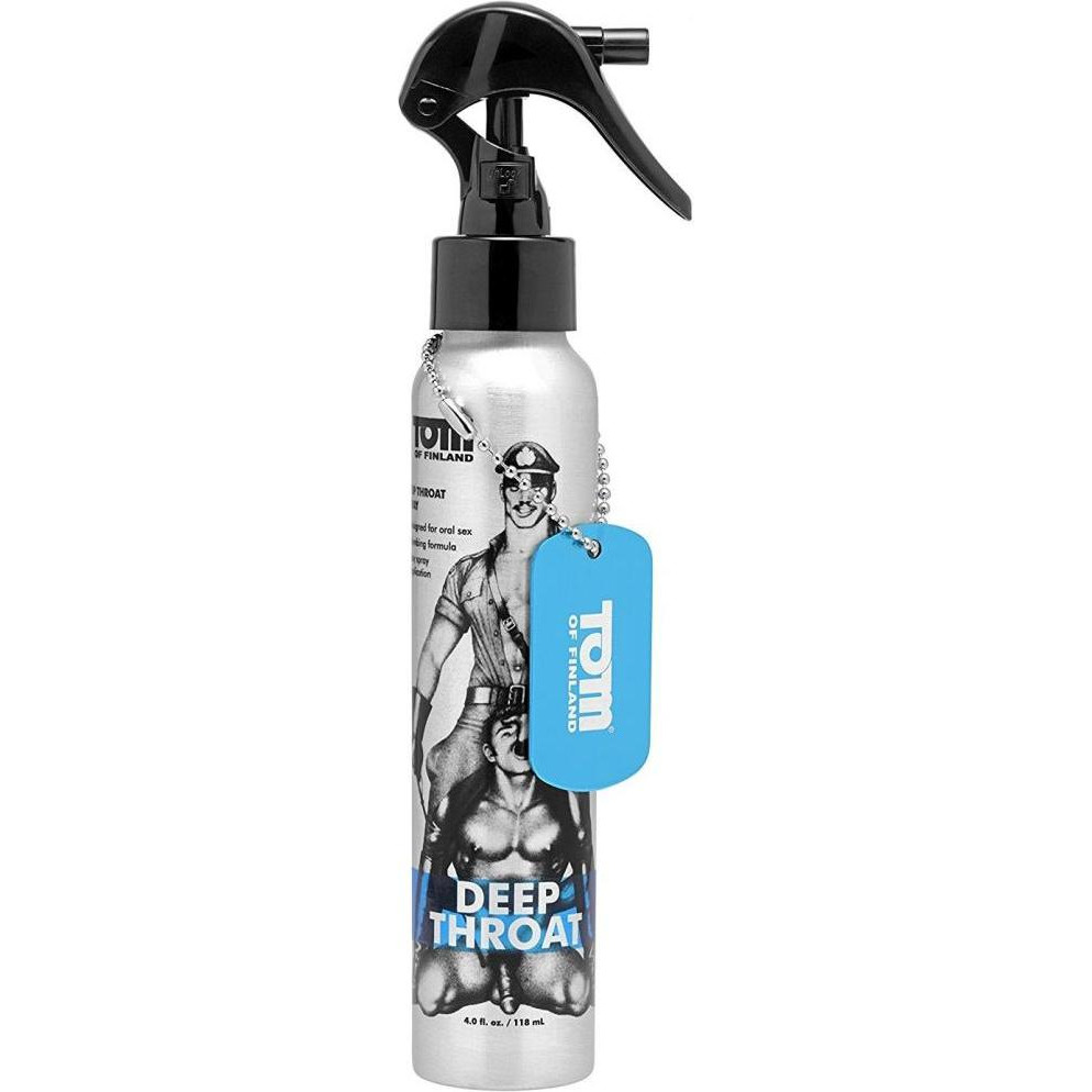 Tom of Finland Спрей для орального секса Deep Throat Spray, 118мл (XRTF4782) - зображення 1