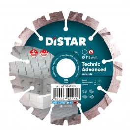   Distar Алмазный диск DISTAR 115 x 2,2/1,4 x 10 x 22,23-9 HIT Technic Advanced