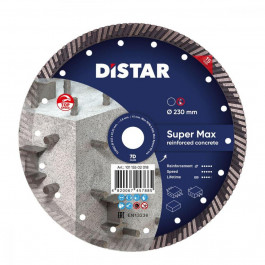   Distar Круг алмазный отрезной 1A1R Turbo 232x2,6x15x22,23 Super Max (10115502018) (клинкерный кирпич, бетон