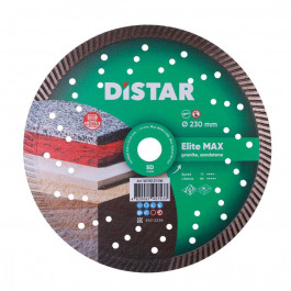   Distar Круг алмазный отрезной 1A1R Turbo 232x2,5x12x22,23 Elite Max (10115127018) (песчаник, мрамор, гранит