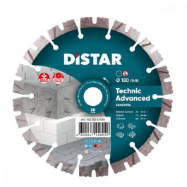   Distar Круг алмазный отрезной 1A1RSS/C3-H 180x2,6/1,8x12x22,23-14 Technic Advanced (14315347014) (песчаник,