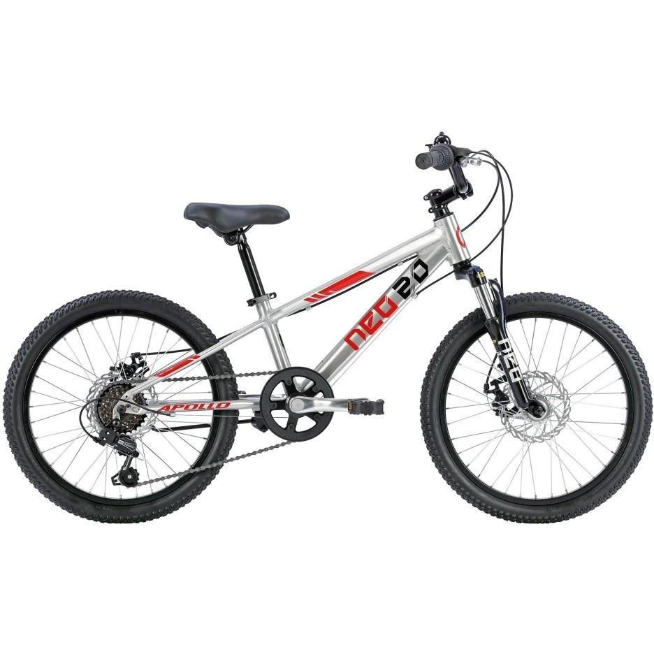 Apollo Neo Disc+ 20 6s Boy's 2024 / рама 24см Brushed Alloy/Red/Black - зображення 1