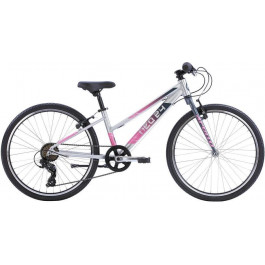   Apollo Neo+ 24 7s Girl's 2024 / рама 30,8см Brushed Alloy/Charcoal, Pink Fade (SKD-95-74)