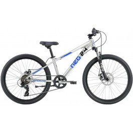   Apollo Neo Disc+ 24 7s Boy's 2024 / рама 30,8см Brushed Alloy/Blue/Black