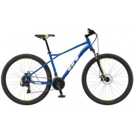   GT Bicycles Aggressor Sport 27,5" 2023 / рама 42см gloss metallic blue w/white&chartreuse