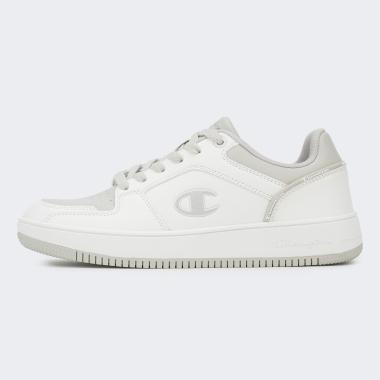 Champion Білі жіночі кеди  rebound 2.0 low low cut shoe chaS11470-WHT/SILVER 38 - зображення 1