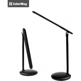   ColorWay LED 4W 2800-6000K Black акумулятор (CW-DL02B-B)