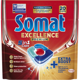   Somat Таблетки для ПММ  Exellence 5in1 20 шт. (9000101808384)