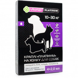   Vitomax Капли на холку Platinum для собак крупніх пород 10-30 кг (500202) (4820150201104)